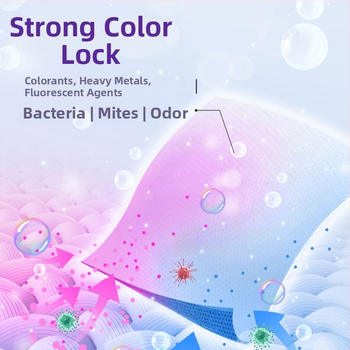 Foam Lístok na absorpcíu farieb do práčky – antibakteriálna ochrana a proti vyblednutiu farieb