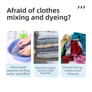 Film na pohlcovanie farieb na pranie – Melly, nezávislá značka, 70 g, 100 listov