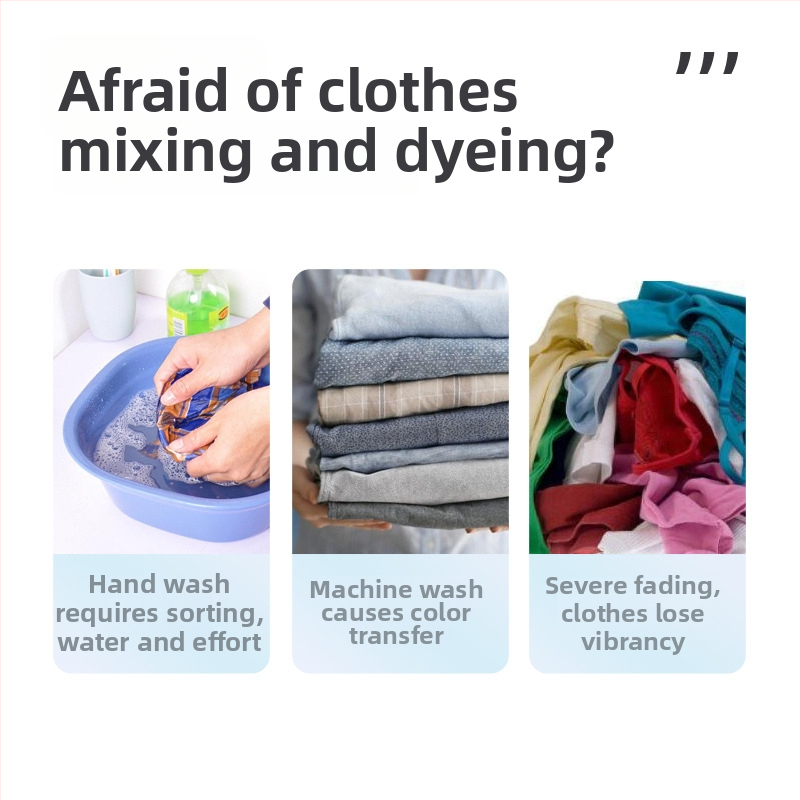 Film na pohlcovanie farieb na pranie – Melly, nezávislá značka, 70 g, 100 listov