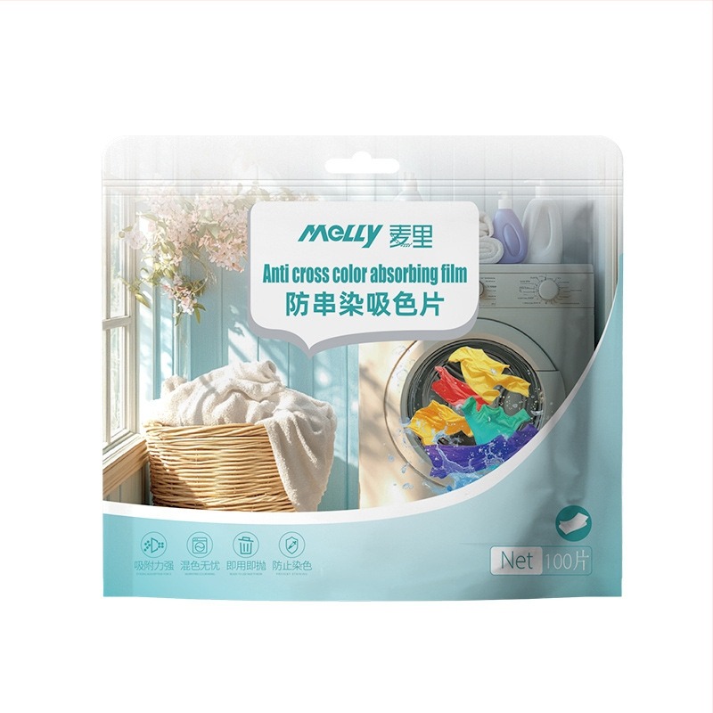 Film na pohlcovanie farieb na pranie – Melly, nezávislá značka, 70 g, 100 listov