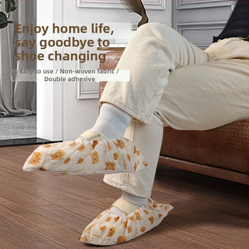 Jednorázové návleky na topánky — netkaná textília, hrúbka 0,02, odolné voči prachu, životnosť 2 roky, balenie 200 kusov