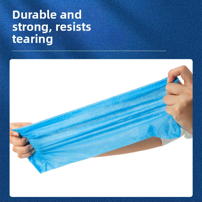 Jednorazové návleky na topánky z netkaného materiálu, protisklizové, hrúbka 300–400 g, jednofarebné, biologicky rozložiteľné