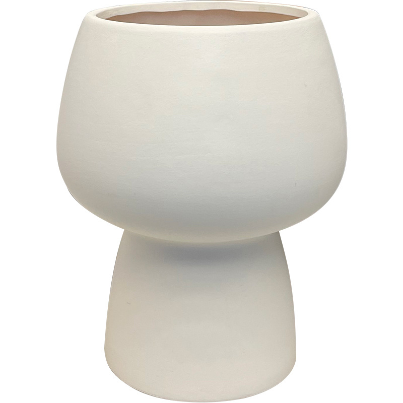 Keramický kvetináč na orchideu, na stolné použitie, štýl nordickej jednoduchej estetiky, glazovanie a maľovanie