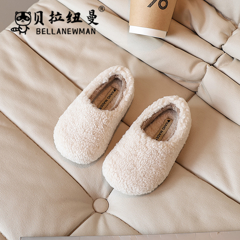 Dievčenské slip-on mokasíny z Veluru, gumová podrážka, stredná hrúbka, jeseň 2024