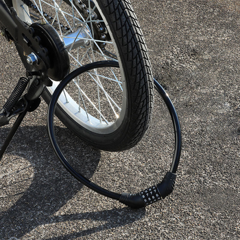 Katanac za bicikl s lozinkom protiv krađe, Model 1923, Žičani lanac, Težina 148 g, Moderan stil