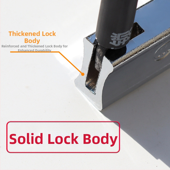 Langma915 Zámok tvaru U pre motocykle a elektrické bicykle, zliatinová oceľ a meď, 1,05 kg, vhodný pre motocykle, elektrické bicykle, trojkolesové vozidlá, elektrické skútre a bicykle