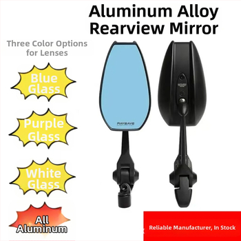 Zrkadlo spätné pre mini elektrické auto, hliníková zliatina, štvorcový tvar, univerzálne, závit vpravo aj vľavo, pevná odolnosť voči otrasom