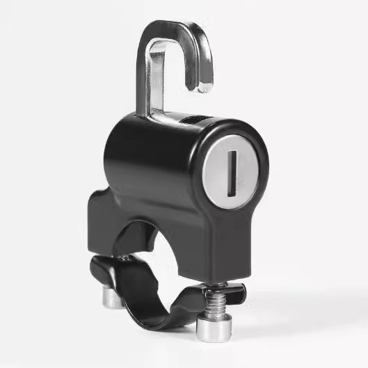 Kiiverluk mootorratta ja jalgratta kiivri jaoks, Shengwang universaalne mudel, metallist vargusvastane lukk, sobib ümmargustele torudele