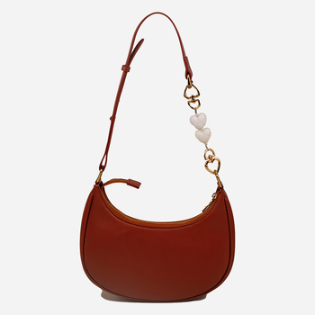 Koti/õlarihm – südamekujuline võrgumuster, dekoratiivne metallrihm koos lukuga, Weiqi, metallmaterjal, 2024 suvi