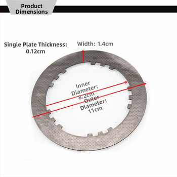Motocyklová spojková lamela Mojielong CG125 – K dispozícii vlastné spracovanie, model CG125, pre motocykle