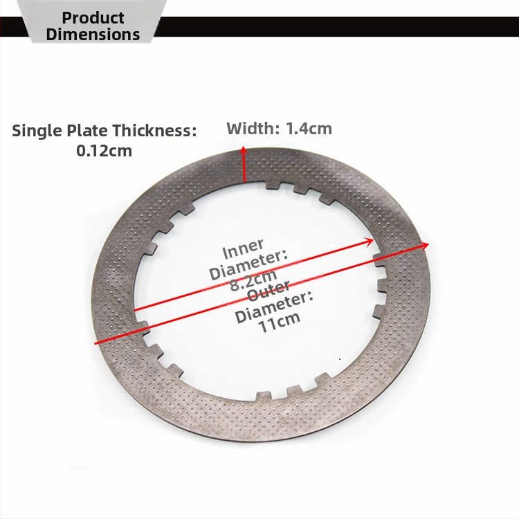 Motocyklová spojková lamela Mojielong CG125 – K dispozícii vlastné spracovanie, model CG125, pre motocykle
