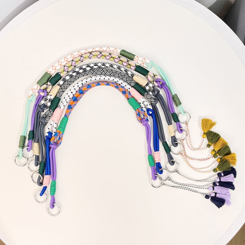 Ρυθμιζόμενος νάιλον ιμάντας για τσάντες, διασταυρωμένος στον ώμο, με σχέδιο ρίγες, ανθεκτικός στη φθορά, Χειμερινή συλλογή 2024