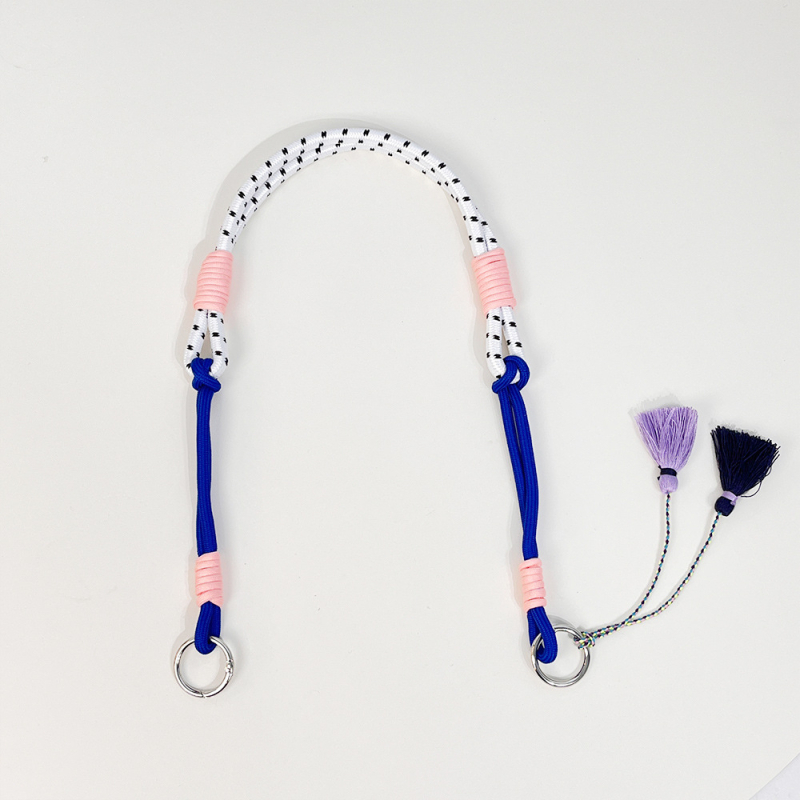 Ρυθμιζόμενος νάιλον ιμάντας για τσάντες, διασταυρωμένος στον ώμο, με σχέδιο ρίγες, ανθεκτικός στη φθορά, Χειμερινή συλλογή 2024