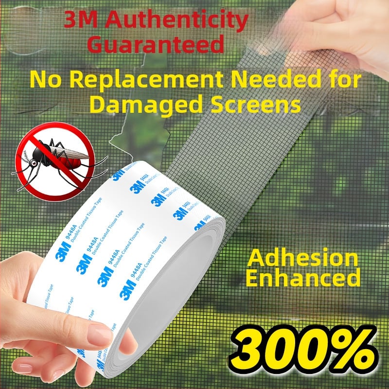 Páska na opravu sieťky proti komárom – samolepiaca náplasť na diery v sieťke, rolka opravárskej pásky