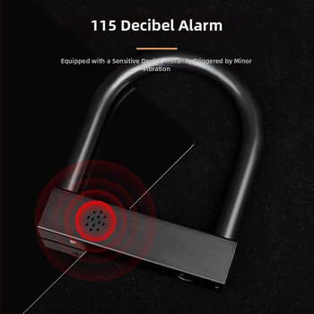 Zámok na bicykel s kombinačným kódom, legovaná oceľ, Unisex, TOSUOD