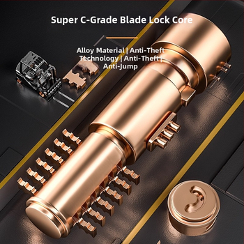 Zámok na bicykel s kombinačným kódom, legovaná oceľ, Unisex, TOSUOD