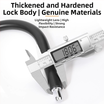 Zámok na bicykel s kombinačným kódom, legovaná oceľ, Unisex, TOSUOD