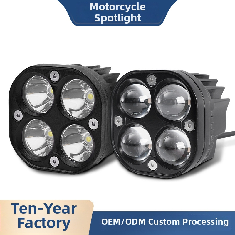 LED Four-Leaf Clover Spotlight pre auto a motorku – 12-80V, 20W, 1350lm, 50000h