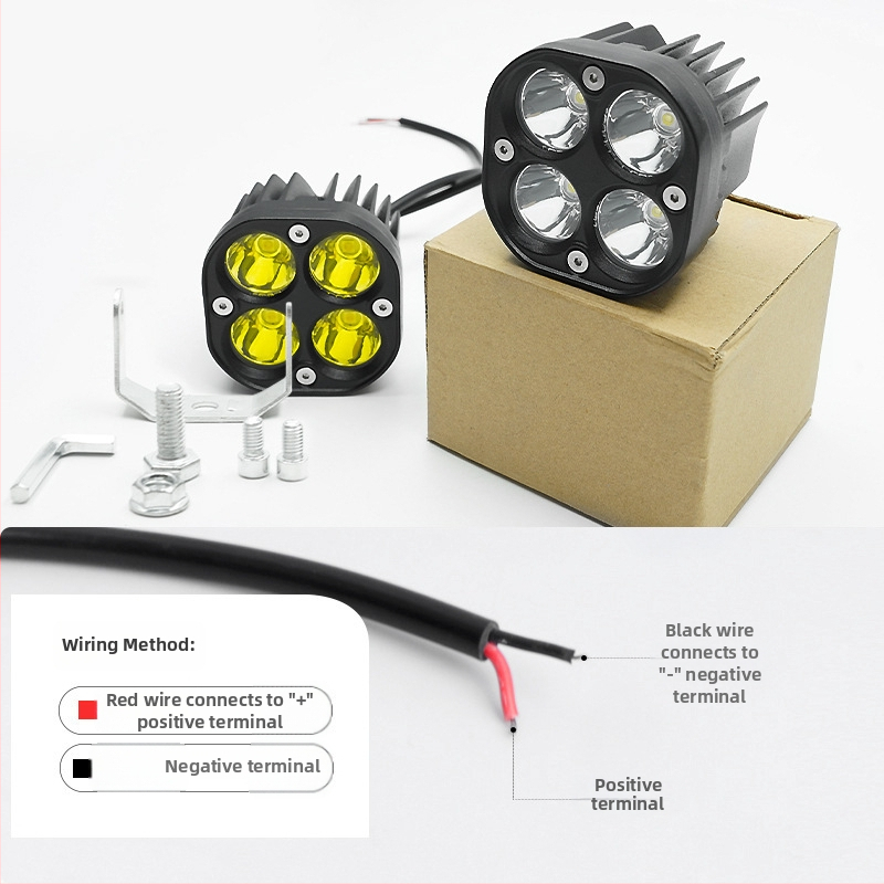 LED Four-Leaf Clover Spotlight pre auto a motorku – 12-80V, 20W, 1350lm, 50000h