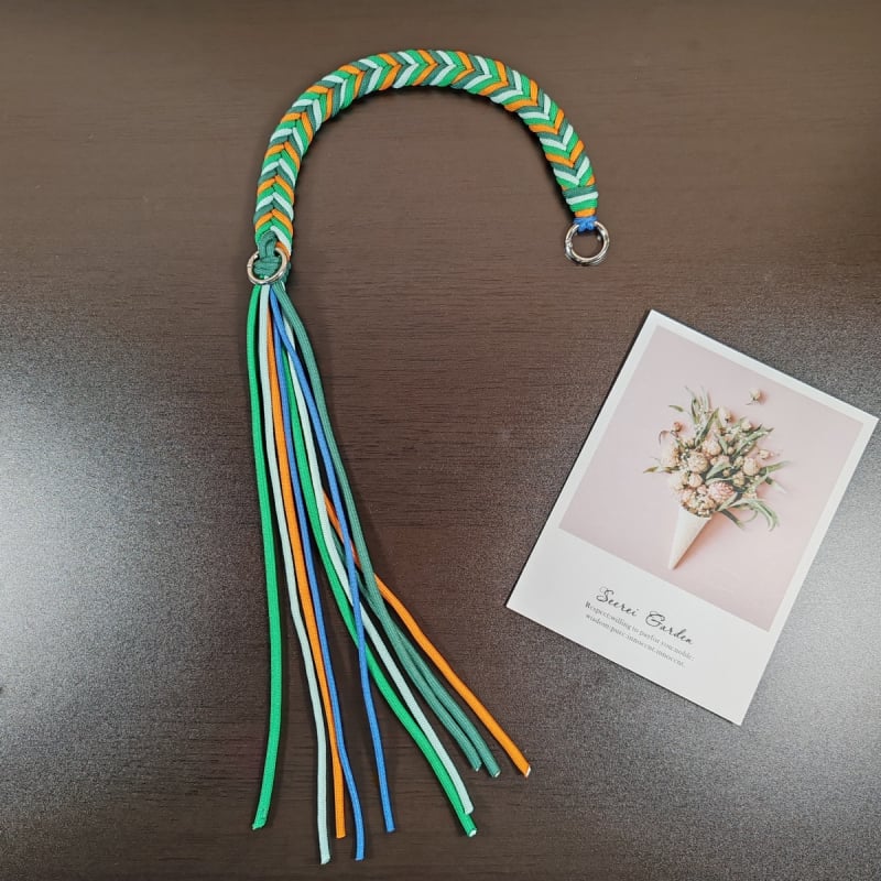 Bretea de umăr pentru geantă - șnur împletit din poliester, model dungat, stil proaspăt și dulce