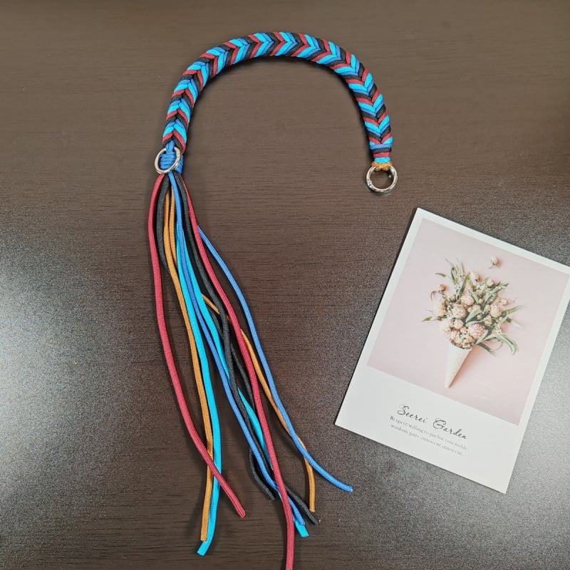 Bretea de umăr pentru geantă - șnur împletit din poliester, model dungat, stil proaspăt și dulce