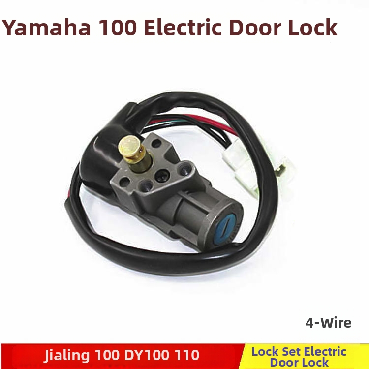 DY100 sada zámkov na motorku, jazýček zámku zo zinkovej zliatiny, dlhý štýl, ochrana