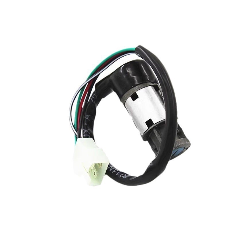 DY100 sada zámkov na motorku, jazýček zámku zo zinkovej zliatiny, dlhý štýl, ochrana