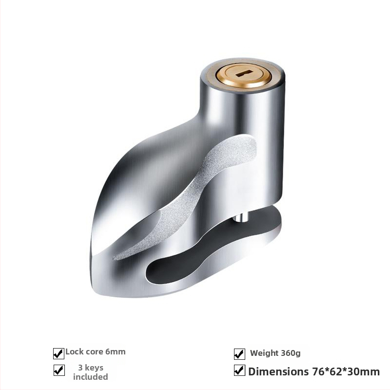 JcSp Jianshi disko stabdžių užraktas – aliuminio lydinys, universalus kelių ir kalnų dviračiams, motociklams ir elektrinėms transporto priemonėms, apsauga nuo vagių