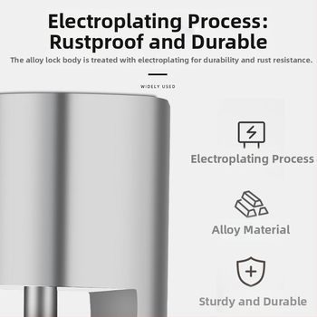 YUUISD JY-A7 Diska Bloķētājs Velosipēdiem, Alumīnija Sakausējums, 186 g