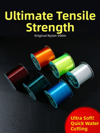 Hlavná rybárska línia – nylon, dĺžka 500 m, pevnosť 100, balenie 100 ks