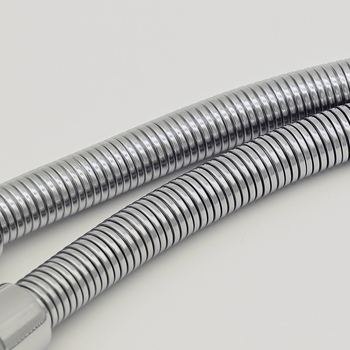 Furtun de duș cu piuliță din cupru și țeavă exterioară din oțel inox, țeavă interioară din cauciuc — anti-încâlcire, articulație universală, model RG002, 3.0 MPa, 1–90°C, conectare filetată