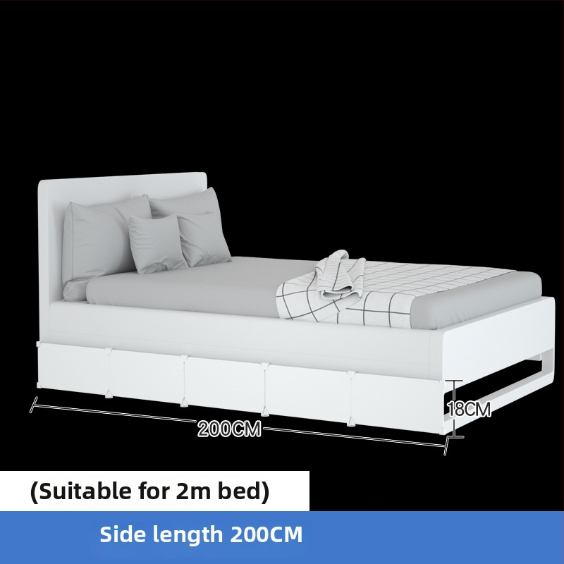 Plastová bariéra pod posteľou pre mačky