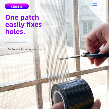 Samoolepiaca opravná náplasť na sieťky proti komárom pre okná a dvere