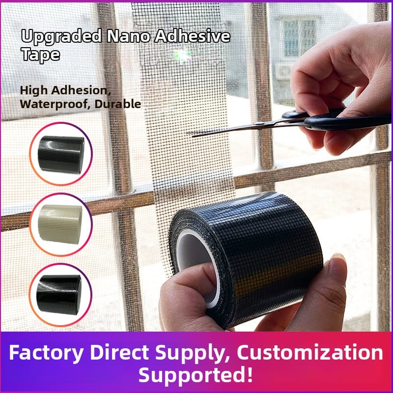 Samoolepiaca opravná náplasť na sieťky proti komárom pre okná a dvere