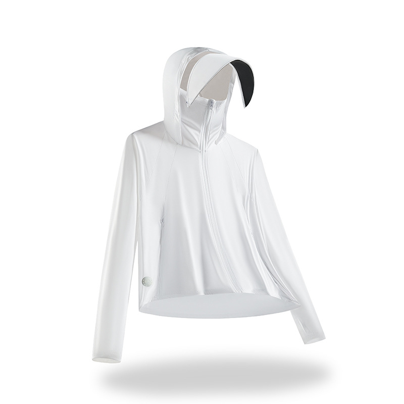 Lauko vėjas švarkas su gobtuvu, nailoninė medžiaga, UPF100+ saulės apsauga, kvėpuojanti ir drėgmę šalinanti.