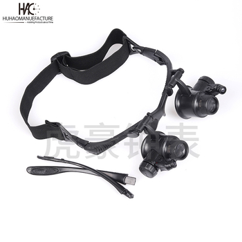 Tiger Hao FDJ001 Lupa na opravu hodiniek s LED osvetlením a vymeniteľnými viacerými šošovkami