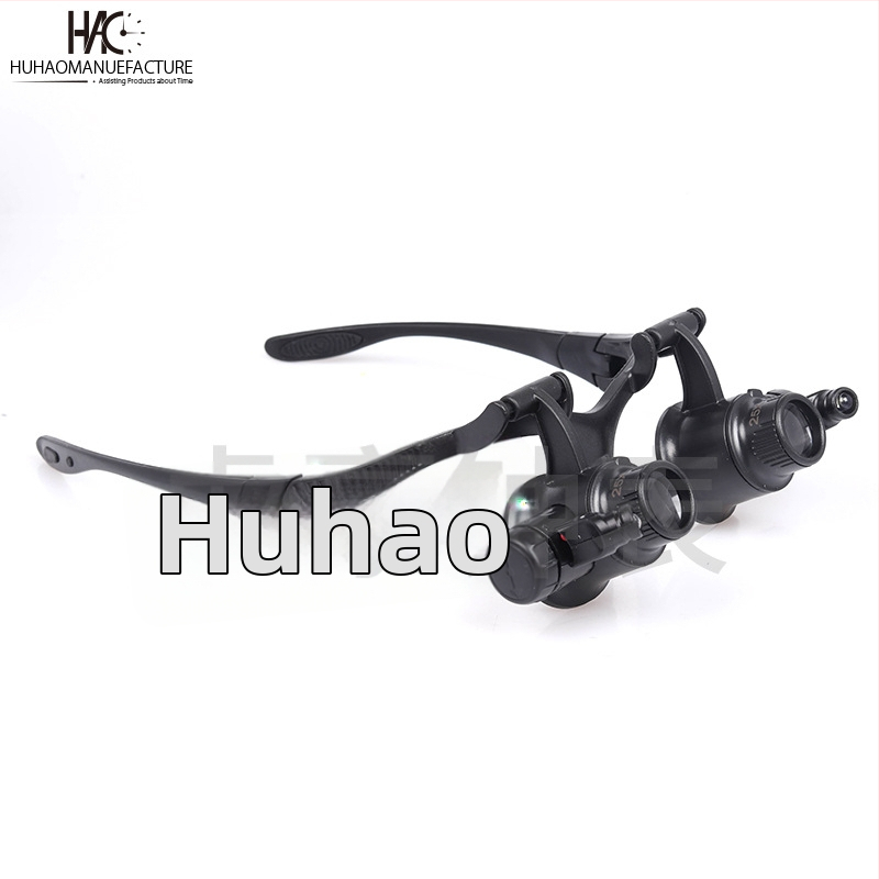 Tiger Hao FDJ001 Pulksteņu labošanas lupa ar LED apgaismojumu un maināmajām vairāku lēcu