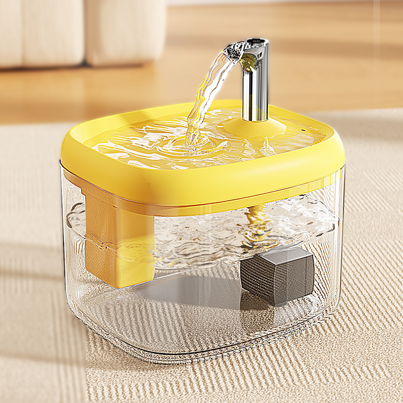 Macska vízforrás automatikus keringéssel – műanyag – Modell SS-869 – Shengshi márka – Kisállat etetőeszközök