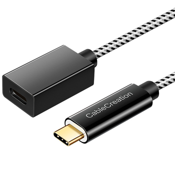Type-C produžni kabel, muški na ženski, 10Gbps prijenos podataka, 60W brzo punjenje, kućište od aluminijske legure
