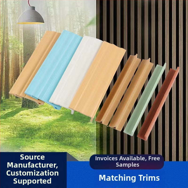 Stenový panel na obloženie — Materiály: PVC kameno-plastový panel, doska z vlákna bambusu a dreva, integrovaný stenový panel, drevený povrch; Model: stenový panel wainscoting; Hluková izolácia: 0.35-0.8; Teplotná vodivosť: 0.11; Inštalácia dostupná