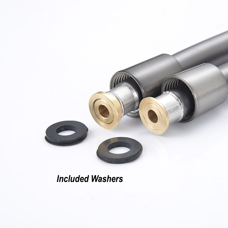 Σωλήνας ντους 360° Anti-Tangle, Μοντέλο DCR-35, Υλικά: Χαλκός & PVC, Μήκος 1,5m/1,2m, Σύνδεση με βίδες, 0–90°C