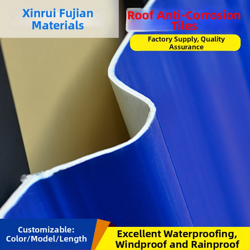 FRP stogo plytelė - stiklo pluošto stiprintas polimeras, poliesterio anti-korozija, ugniai atspari stogo plokštė