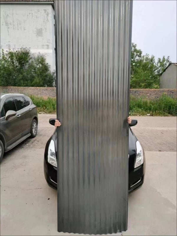 FRP strešný svetelný panel, typ malé vlny, UV ochrana, vodeodolný, nepriehľadný