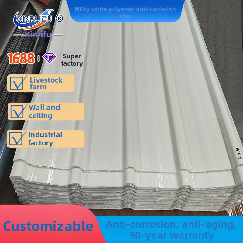 FRP strešné škridle – ohňovzdorné, plameňovo odolné, korózii odolné, so sklenenými vláknami