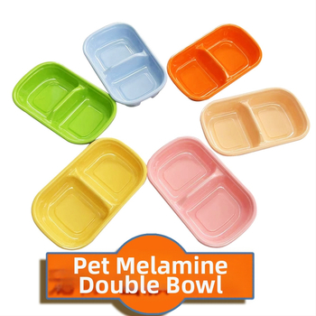 Topelt melamiinist kassikauss – kergesti puhastatav, lemmikloomade söögikauss