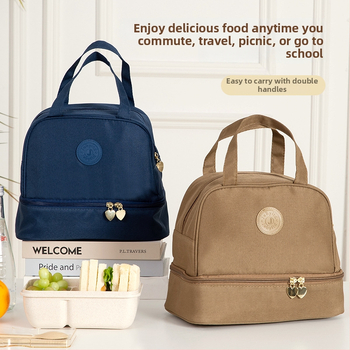 Izolačná taška na dojčenie a obed | Nylon | Kategória: chladiaca taška | Značka: Jie Yibang | Spustenie: jar 2024