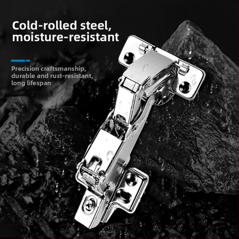 180-stupňový tlmiaci pánt – veľký uhol rohových dvierok skrinky, studená valcovaná oceľ, elektrolytický povrch