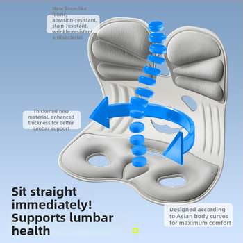 Kontori tooli istmepadi, lumbalne tugi, polüestri kate, täidis polüestri kiududega, ühevärviline disain