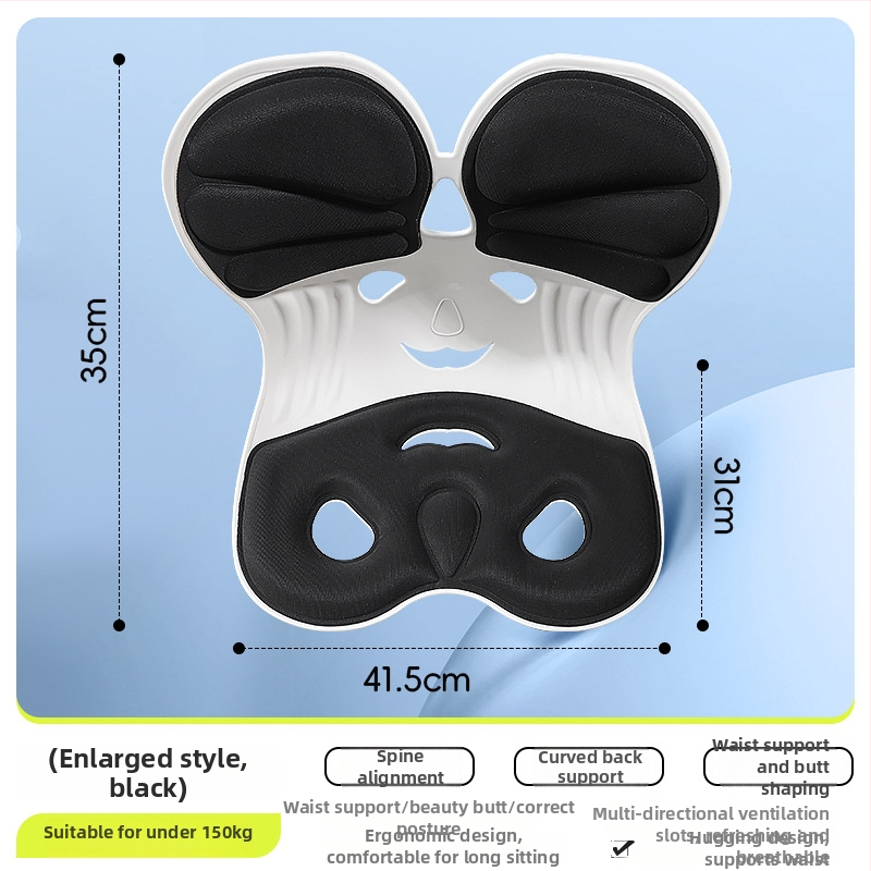 Kontori tooli istmepadi, lumbalne tugi, polüestri kate, täidis polüestri kiududega, ühevärviline disain