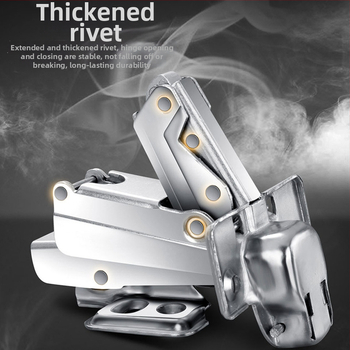 Guangdian hidraulikus csillapító pánt fából készült ajtókhoz és szekrényekhez, nikkelezett hidegen hengerelt acél, 165/175/180 fokos nagy- és sarokpántok